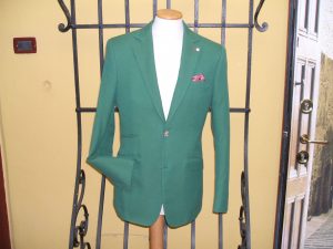 green blazer