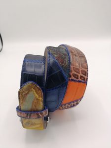 Color Patchwork belt 