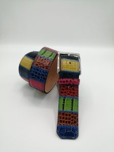 Quadri multicolor col.171 Patchwork belt 