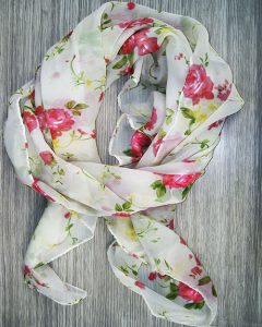 Flower scarf